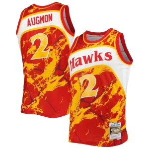 Stacey Eye - catching Augmon Atlanta Hawks 1991/92 Hardwood Classics Marble Swingman Jersey Red Ideal for Collectors