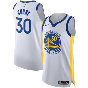 Stephen Curry Golden State Fabulous Warriors Nike Authentic Jersey Association Edition White Must - Have for Jerseys Lovers