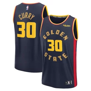 Stephen Curry Golden State Warriors 2024/25 Fast Break Player Jersey City Premium Edition Navy Great for Fans