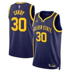 Stephen Curry Golden State Warriors Jordan Stylish Brand Unisex Swingman Jersey Statement Edition Navy Ideal for Collectors