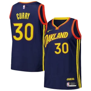 Stephen Curry Golden State Warriors Nike Swingman Player Jersey City Edition Fabulous Royal Great for Fans