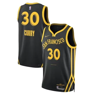 Stephen Curry Golden State Warriors Nike Trendy Unisex 2023/24 Swingman Jersey Black City Edition Ideal for Collectors