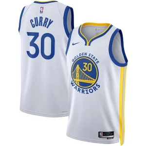 Stephen Curry Golden State Warriors Nike Unisex Swingman Jersey Unique Association Edition White/Royal Must - Have for Jerseys Lovers