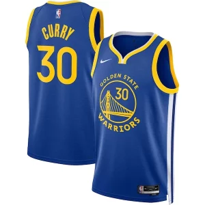 Stephen Curry Golden State Warriors Nike Unisex Swingman Stylish Jersey Icon Edition Royal/White Must - Have for Jerseys Lovers