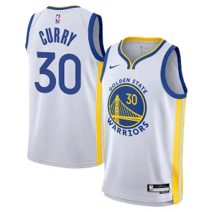 Stephen Curry Golden State Warriors Nike Youth Swingman Jersey Association Premium Edition White Perfect for Game Day