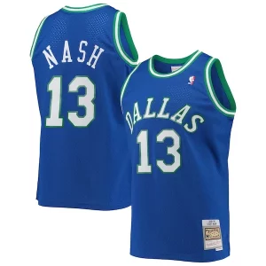 Steve Nash Dallas Mavericks 1998/99 Hardwood Classics Swingman Jersey Premium Blue Must - Have for Jerseys Lovers