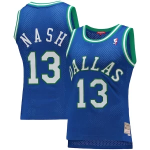 Steve Nash Dallas Mavericks Women's 1998/99 Hardwood Classics Unique Swingman Jersey Blue Ideal for Collectors