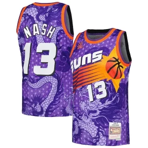 Steve Nash Phoenix Suns 1996/97 Hardwood Classics Asian Heritage 6.0 Swingman Throwback Player Jersey Gorgeous Purple Great for Fans