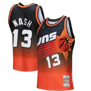 Steve Nash Phoenix Suns 1996/97 Hardwood Classics Fadeaway Swingman Gorgeous Player Jersey Orange/Black Ideal for Collectors
