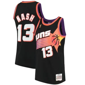 Steve Nash Phoenix Suns 1996/97 Unique Hardwood Classics Swingman Jersey Black Perfect for Game Day