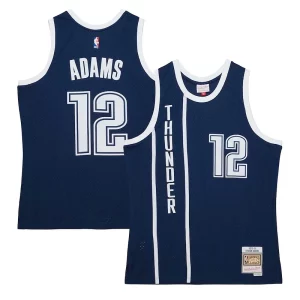 Steven Adams Oklahoma City Thunder Hardwood Classics Swingman Trendy Jersey Navy Perfect for Game Day