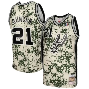 Tim Duncan San Antonio Spurs 2013/14 Swingman Jersey Camo Eye - catching Must - Have for Jerseys Lovers