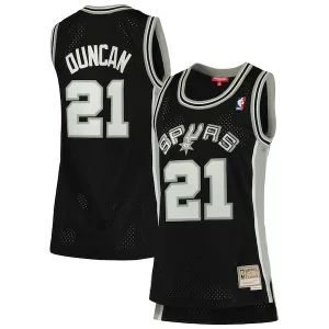 Tim Duncan San Antonio Spurs Women's 1998/99 Hardwood Classics Swingman Fabulous Jersey Black Ideal for Collectors