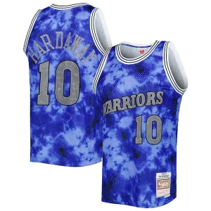 Tim Hardaway Golden State Warriors 1990/91 Galaxy Swingman Jersey Blue Unique Must - Have for Jerseys Lovers