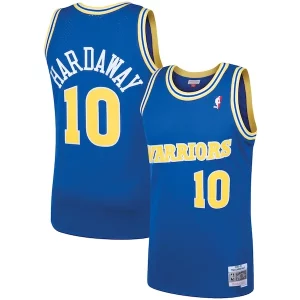 Tim Hardaway Golden State Warriors 1990/91 Hardwood Stylish Classics Swingman Jersey Royal Must - Have for Jerseys Lovers