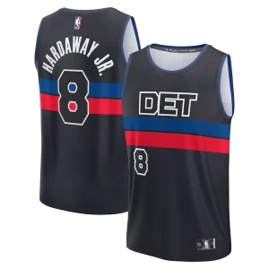 Tim Hardaway Jr. Detroit Pistons Youth Fast Break Player Jersey Statement Edition Black Stylish Must - Have for Jerseys Lovers