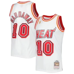 Tim Hardaway Miami Heat Hardwood Classics Swingman Eye - catching Jersey White Great for Fans