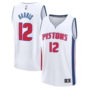 Tobias Harris Detroit Pistons Fast Break Replica Eye - catching Player Jersey Association Edition White for Basketball Enthusiasts