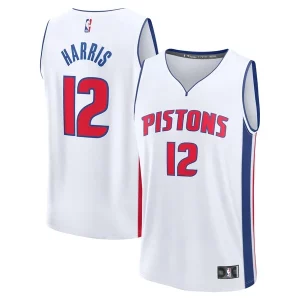 Tobias Harris Detroit Pistons Youth Chic Fast Break Replica Player Jersey Association White Edition Great for Fans