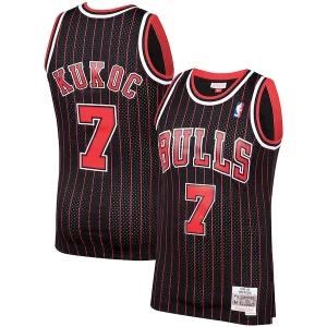 Toni Kukoc Chicago Bulls 1995/96 Hardwood Classics Swingman Unique Jersey Black Perfect for Game Day