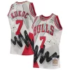 Toni Kukoc Chicago Bulls Hardwood Classics 1995/96 Fabulous Hyper Hoops Swingman Jersey White Ideal for Collectors