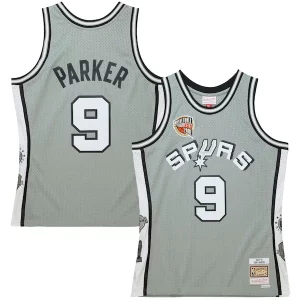 Tony Parker Gorgeous San Antonio Spurs Unisex Hall of Fame Class of 2023 Throwback Swingman Jersey Gray Great for Fans