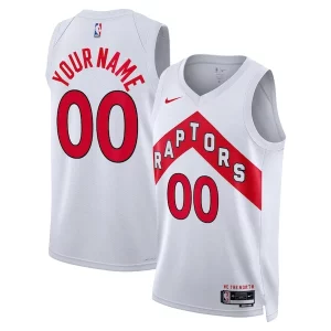 Toronto Raptors Nike Eye - catching Unisex Swingman Custom Jersey White Association Edition Must - Have for Jerseys Lovers
