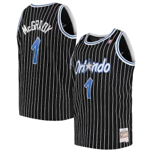 Tracy McGrady Elegant Orlando Magic 2003/04 Big & Tall Hardwood Classics Swingman Jersey Black/Blue Ideal for Collectors