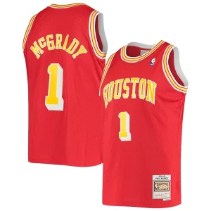 Tracy McGrady Houston Rockets 2001/02 Hardwood Classics Premium Swingman Jersey Red Must - Have for Jerseys Lovers
