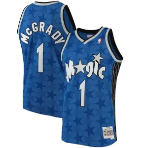 Tracy McGrady Orlando Magic Hardwood Classics Swingman Jersey Blue Fabulous Great for Fans