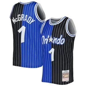 Tracy McGrady Orlando Magic Hardwood Trendy Classics 2003/04 Split Swingman Jersey Blue/Black Must - Have for Jerseys Lovers
