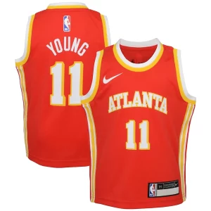 Trae Young Atlanta Hawks Nike Gorgeous Preschool Swingman Player Jersey Icon Edition Red Great for Fans