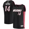Tyler Herro Miami Fabulous Heat Fast Break Replica Jersey Icon Edition Black Must - Have for Jerseys Lovers