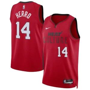 Tyler Herro Miami Heat Nike Unisex 2024/25 Swingman Player Jersey City Fabulous Edition Red Great for Fans