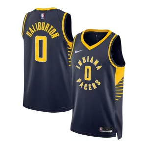 Tyrese Haliburton Indiana Pacers Nike Unisex Swingman Stylish Jersey Association Edition Navy for Basketball Enthusiasts