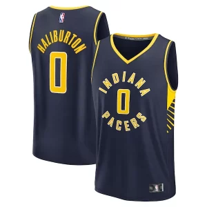 Tyrese Haliburton Indiana Pacers Youth Fast Break Replica Player Unique Jersey Icon Edition Navy Ideal for Collectors