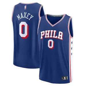 Tyrese Maxey Philadelphia 76ers Fast Break Replica Elegant Player Jersey Icon Edition Royal for Basketball Enthusiasts
