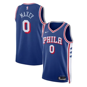 Tyrese Maxey Philadelphia 76ers Nike Elegant Unisex Swingman Jersey Association Edition Royal for Basketball Enthusiasts