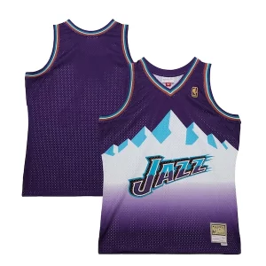 Utah Jazz 1996 97 Hardwood Classics Swingman Jersey Stylish Purple Ideal for Collectors