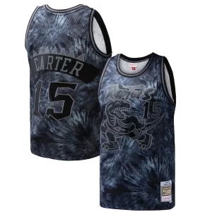 Vince Carter Toronto Fabulous Raptors Hardwood Classics 1998/99 Tie Dye Swingman Jersey Black Perfect for Game Day