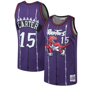 Vince Carter Toronto Raptors 1998/99 Stylish Hardwood Classics Swingman Jersey Purple/White Ideal for Collectors
