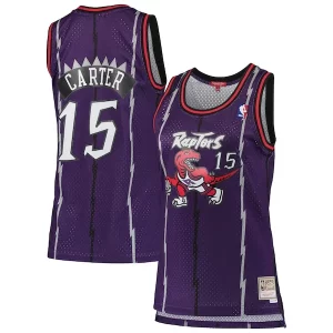 Vince Carter Toronto Raptors Women's 1998/99 Hardwood Classics Swingman Trendy Jersey Purple Great for Fans