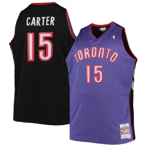 Vince Unique Carter Toronto Raptors Big & Tall 1999/00 Hardwood Classics Swingman Jersey Purple/White Ideal for Collectors