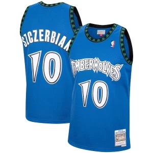 Wally Szczerbiak Elegant Minnesota Timberwolves 2001/02 Hardwood Classics Swingman Jersey Blue Great for Fans