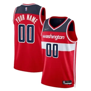 Washington Wizards Fabulous Nike 2021/22 Diamond Swingman Custom Jersey Icon Edition Red for Basketball Enthusiasts