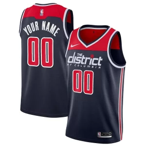 Washington Wizards Nike 2019/20 Custom Unique Swingman Jersey Navy Statement Edition Must - Have for Jerseys Lovers