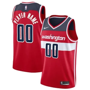 Washington Wizards Nike 2020/21 Eye - catching Swingman Custom Jersey Icon Edition Red for Basketball Enthusiasts