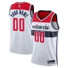 Washington Wizards Nike Unisex Swingman Custom Jersey White Association Gorgeous Edition Great for Fans