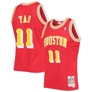 Yao Ming Houston Rockets Chic 2004/05 Hardwood Classics Swingman Jersey Red Ideal for Collectors