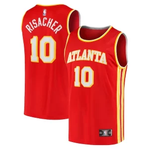 Zaccharie Risacher Atlanta Hawks Youth 2024 NBA Draft Fast Break Player Elegant Jersey Icon Edition Red Ideal for Collectors